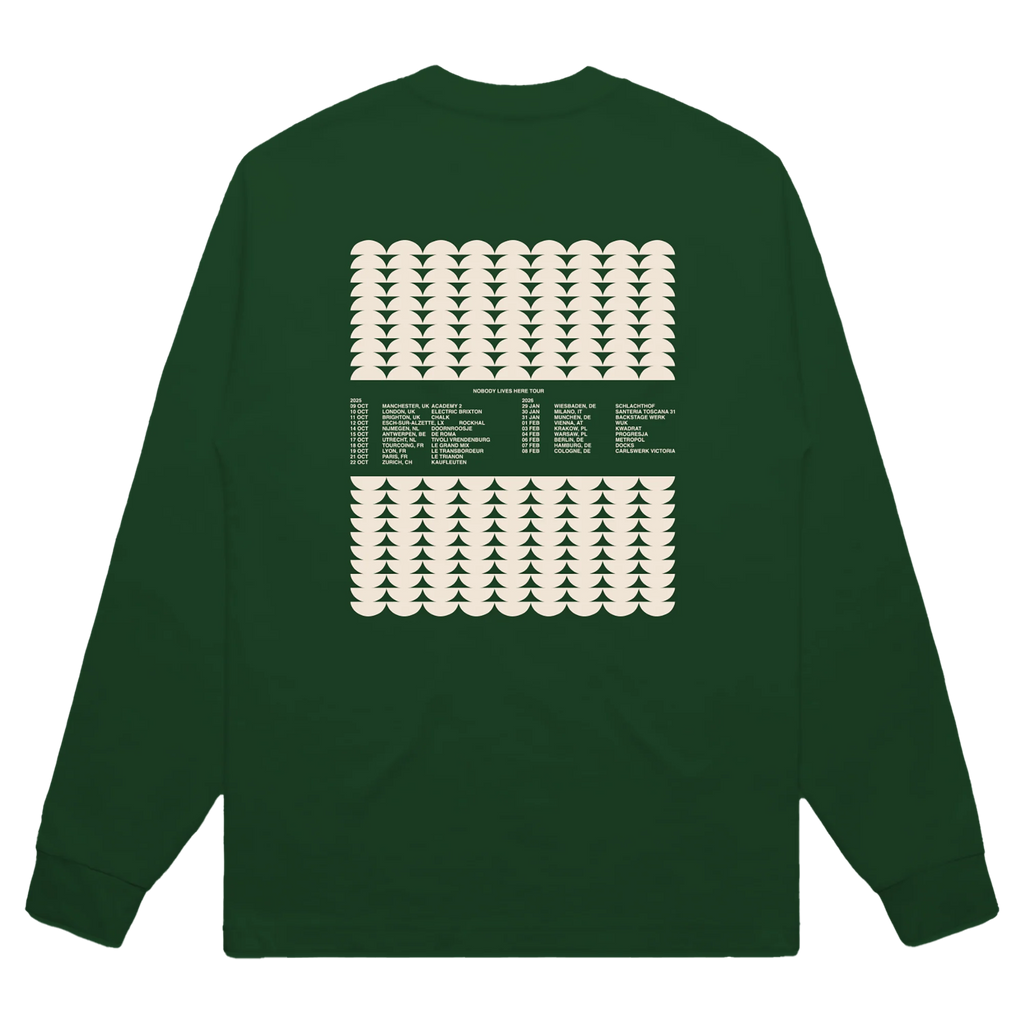 Trees EU Tour 25/26 Longsleeve Tee (Forest Green)